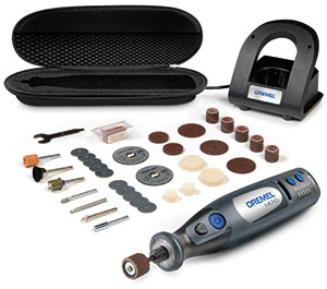 В широкой продаже Dremel Micro появится в сентябре 2014 года. В комплект к инструменту прилагаются зарядное устройство, мягкий кейс для хранения и 35 аксессуаров для резки, шлифовки, полировки. Кстати, приятный и немаловажный бонус: вся оснастка в линейке Dremel совместима с Micro